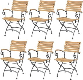 4 Seasons Outdoor Bellini dining tuinstoel met armleuning 4-Seasons Outdoor set van 6