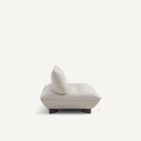 Modulaire bank van gestructureerd viscose en linnen, KAORI