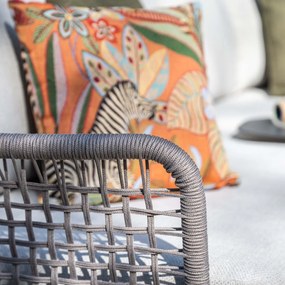 Garden Impressions Milan loungeset 5-delig - donker grijs
