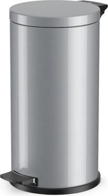 Hailo hailo solid l - 18l (3*) zilver - Huisafval - 28x28x53cm - gelakt staal / verzinkt - 18 liter