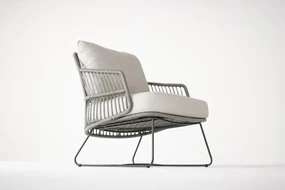 4 Seasons Outdoor Ancora loungestoel antraciet Silver Grey SALE  Loungestoel    antraciet weerbestendig