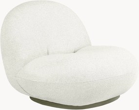 Draaibare bouclé tuinfauteuil Pacha