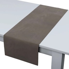 Dekoria Rechthoekige tafelloper collectie Velvet grijs-beige 40 x 130 cm
