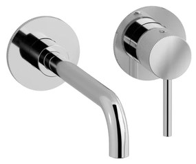 Plieger Roma inbouw wastafelkraan coldstart chroom