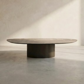 Organische Salontafel Keramiek - 150 X 86cm.