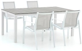R&S Design Altea/Fidenza 183cm dining tuinset 5-delig stapelbaar