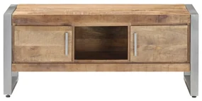 vidaXL Salontafel 95x50x40 cm ruw mangohout