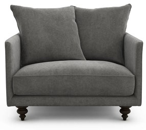 Fauteuil viscose/polyester, Lazare
