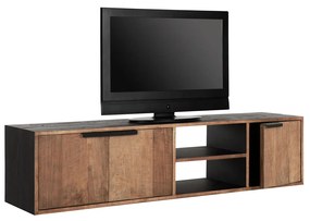 DTP Home Cosmo Zwevend Tv-meubel Teak Hout Medium - 165x40x40cm.