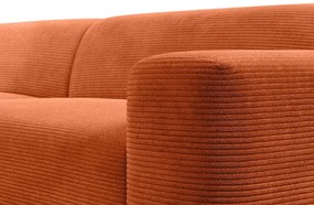 Hoekbank Nina Big rechts ribstof | NADUVI Collection