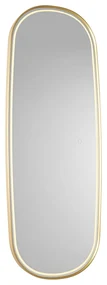 Moderne badkamerspiegel goud incl. LED en touch dimmer - Geraldien Modern IP44 ovaal Lamp