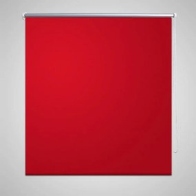 vidaXL Rolgordijn verduisterend 40 x 100 cm rood