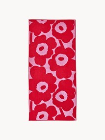 Dubbelzijdig handdoek Unikko van katoen, in verschillende maten