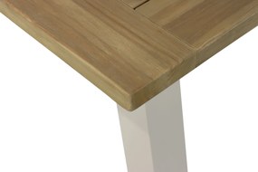 Dining Tuintafel  180 x 100 cm Aluminium/teak Taupe Glasgow