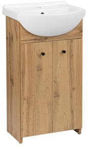 Plazan Basic badkamermeubel 45cm eiken