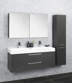 Differnz Somero spiegelkast 100cm antraciet