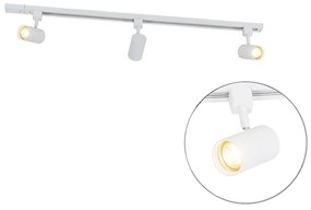 Smart railsysteem wit 1-fase 3-lichts incl. Wifi GU10 - Jeana Modern GU10 Binnenverlichting Lamp