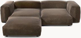 Modulaire hoekbank Vetsak (3-zits) van fluweel