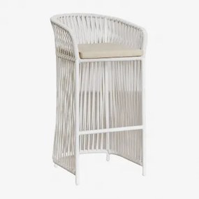 Sophie Hoge Kruk Gardenia Wit & ↑75 Cm - Sklum