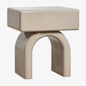 Pack Van 2 Rechthoekige Nachtkastjes 50x40 Cm In Mdf Volire Moka Bruin - Sklum