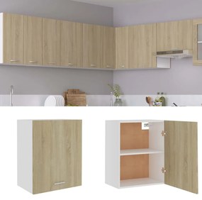 vidaXL Hangkast 50x31x60 cm bewerkt hout sonoma eikenkleurig