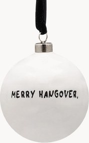 Handgemaakte kerstbal Merry Hangover