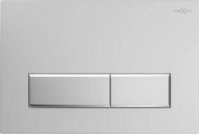 Mexen Fenix 09 spoelknop, mat chroom - 600902