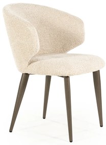 Eleonora Mateo Bruin Potige Eetstoel Beige