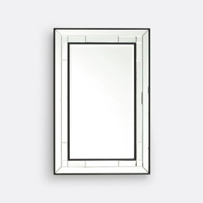 Rechthoekige spiegel, afgeschuinde afwerking, breedte 60 x hoogte 90 cm, Andella