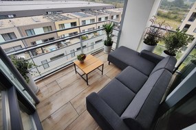 Boavista/Toronto loungebank chaise longue - Sooty - 3-delig - rechts