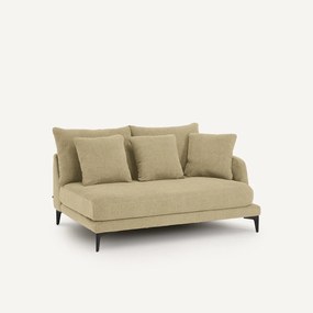Halve bank van gevlochten polyester, 2-zit, MODERNISTE