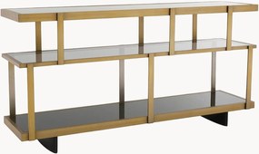 Metalen dressoir Nesto met glazen planken
