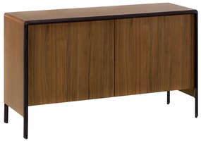 Kave Home Nadyria Retro Design Dressoir Walnoot - 140x48x82cm.