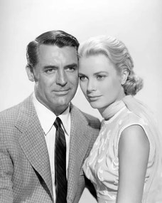 Foto Cary Grant And Grace Kelly, To Catch A Thief 1955 Directed Byalfred Hitchcock, (30 x 40 cm)