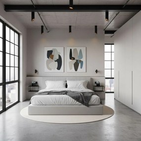 MODERNE PLAFONDLAMP ZWART GOUD 30 CM APP572-1C