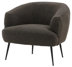 Moderne Ronde Fauteuils Donkergrijs