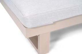Lifestyle Garden Furniture Massimo Ligbed Met Kussen Loft/soft Grey Aluminium Taupe