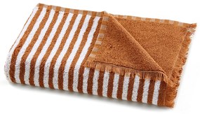 Handdoek in badstof 500 g, gestreept, Arzon