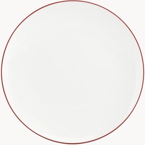 Porseleinen dinerborden Basic White, 6-delig
