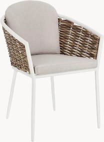 Stapelbare tuinstoelen Maribela met armleuning, 4-delig