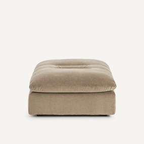 Modulaire voetensteun in stonewashed fluweel, GIULIANO