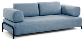 Kave Home Compo Stoffen 3-zits Bank Blauw