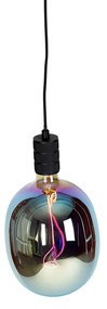 Hanglamp met rail ophanging zwart incl. LED G170 - Cavalux Industriele / Industrie / Industrial Minimalistisch E27 Binnenverlichting Lamp