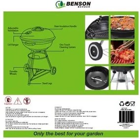 Benson BBQ bol grootø 44 x 70 cm