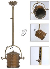 Plafondspot Baxter Antiek Hout