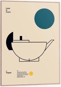 Ingelijste digitale print Teapot