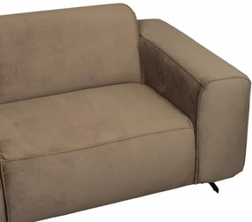 Hoekbank - Lambada - links - velours Juke taupe 12
