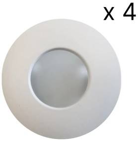 NJOY verlichtingsset met 4 LED spots 83mm 5W wit