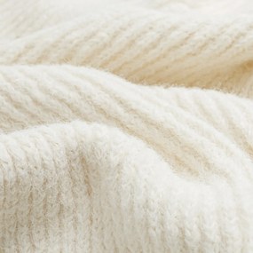 Plaid in geribt tricot, Fionan