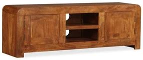 vidaXL Tv-meubel 120x30x40 cm massief hout met sheesham afwerking